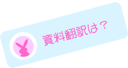 資料翻訳は？
